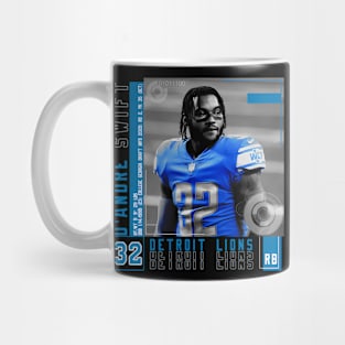 D'Andre Swift Paper Poster Mug